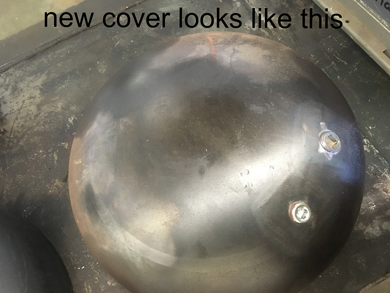 new differential cover installed by Leslie's Equipment